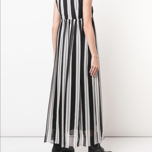 Marc Jacobs Striped MIDI Dress 100% Silk - Picture 4 of 8